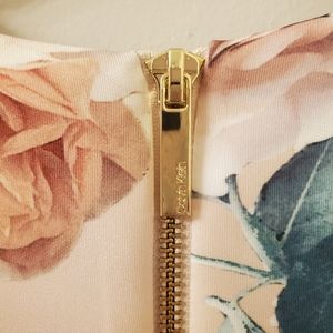 [NWT] Calvin Klein Sleeveless Scuba Floral Dress, Size 2